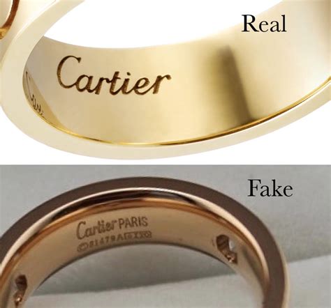 cartier ring fake|cartier 750 ring 52833a worth.